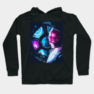 an astronaut lost in space. Hoodie